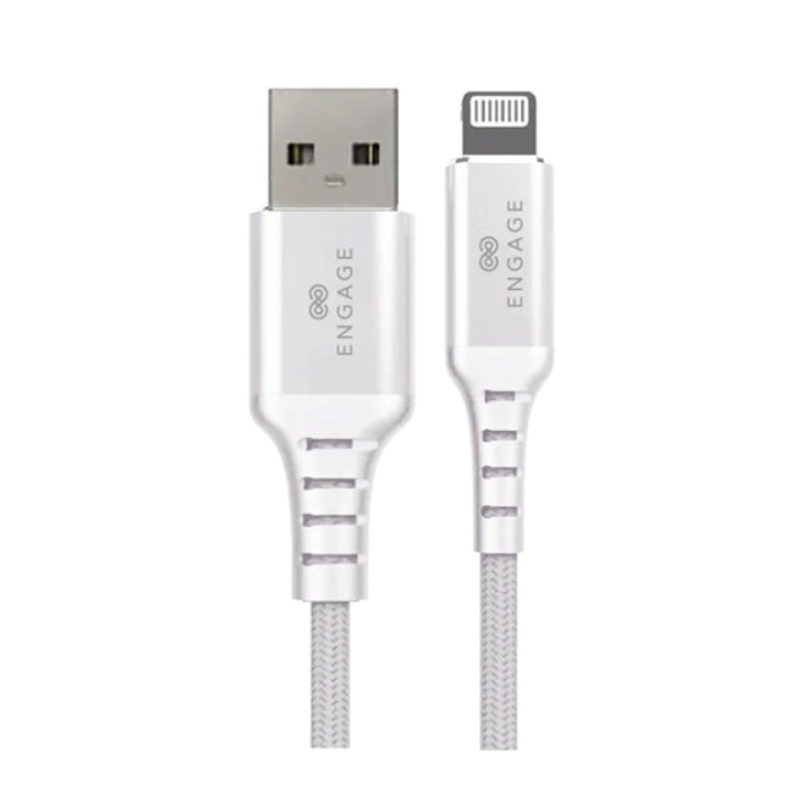 Engage Lightning MFI Certified Cable 2 Meter White