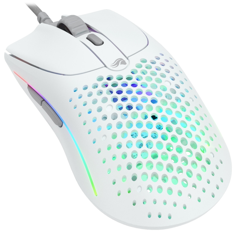 Glorious MODEL O 2 WIRED Gaming Mouse - Matte White