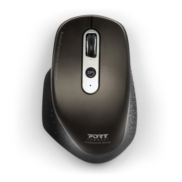 Port Bluetooth + 2,4 Ghz Combo & Rechargeable Professional Mouse