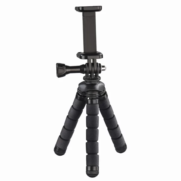 Hama Flex Mini-Tripod for Smartphone-GoPro, 14 cm