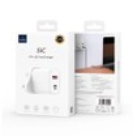 Wi-U021 SiC 30W PD+QC شاحن سريعA+C/L UK أبيض