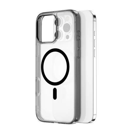 MCC-102 iShield Pro لجهاز ايفون 16 برو ماكس مقاس 6.9 بوصة اسود شفاف