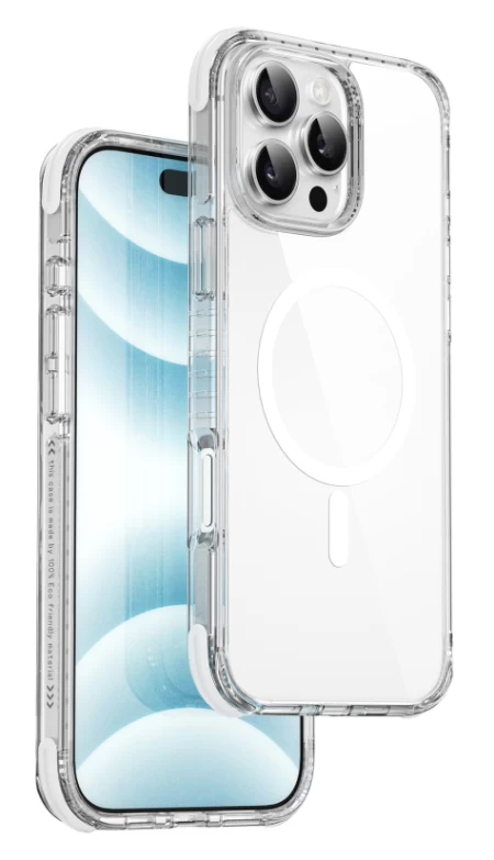 HCC-203 Hybrid Ultra لجهاز iP16 pro max مقاس 6.9 بوصة, ابيض شفاف