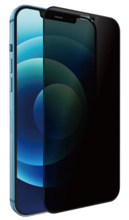 زجاج مقسى iprivacy لـ ip13 6.7 بوصة و ip14 Plus/ 6.7 بوصة أسود شفاف