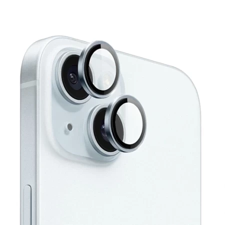 LG-005 PVD واقي عدسة سهل التركيب بلونين IP15&15 Plus أزرق