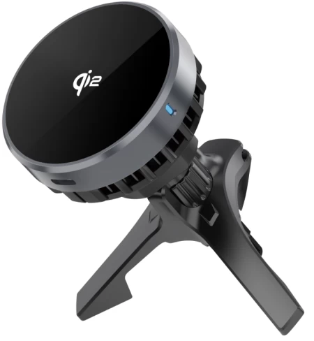 CH-319 Qi2 شاحن سيارة لاسلكي أبيض