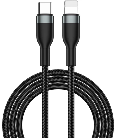 كابل Consice 30W C-L Wi-C017 C-L (2M) رمادي