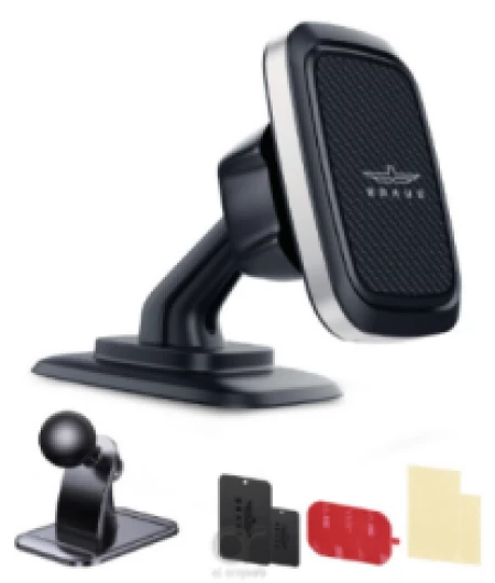 BRAVE Car Phone Holder Decore - Black