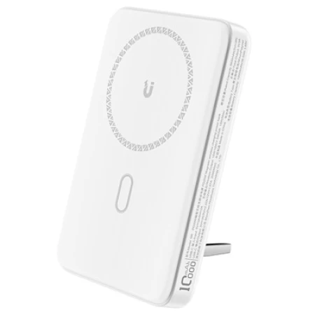 M6-10000 PD20W magnetic wireless charging power bank white