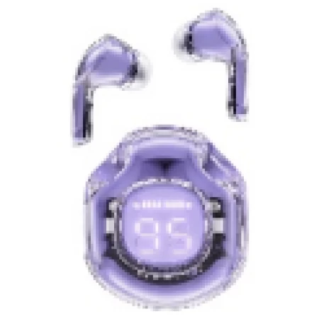 T8 Crystal (2) color bluetooth earbuds,alfalfa purple alfalfa purple