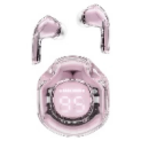 T8 Crystal (2) color bluetooth earbuds,lotus pink lotus pink