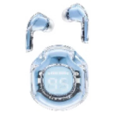 T8 Crystal (2) color bluetooth earbuds,ice blue ice blue