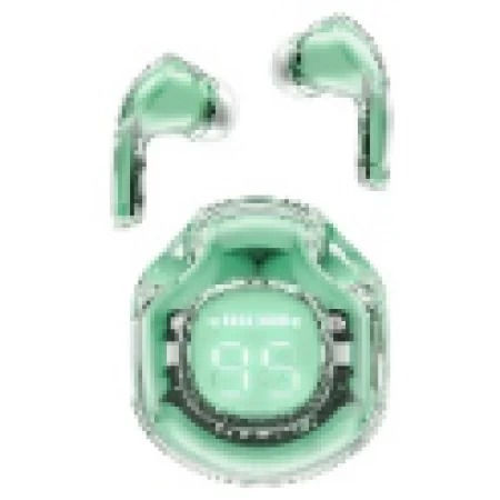 T8 Crystal (2) color bluetooth earbuds,mint green mint green