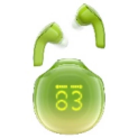 T9 Crystal (Air) color bluetooth earbuds,avocado green Limon Green
