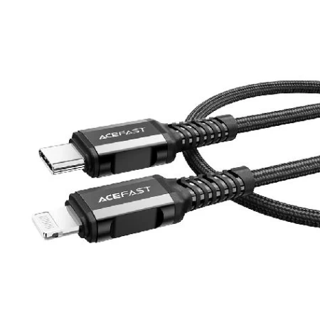 C4-01 USB-C to Lightning aluminum alloy charging data cable(1.8m) black