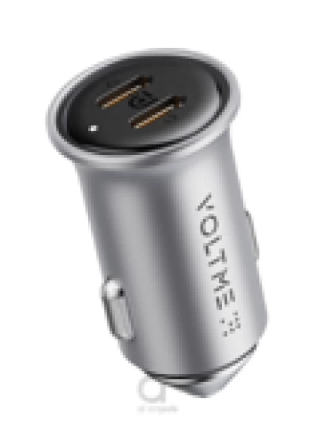 Voltme Cazo 30 CC Car Charger (30W) Silver Grey