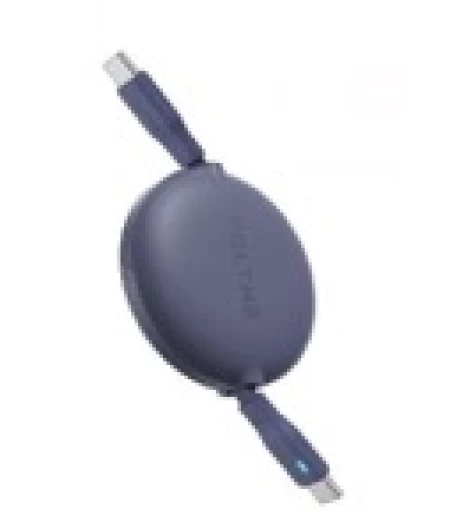 Voltme Powerlink YoYo Cable 3A 1.0M Retractable (Dual-Way Retractable Cable) Type C to Type C Navy Blue