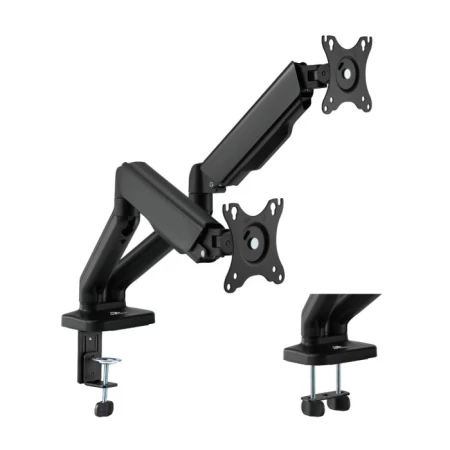 GamerTek Pivot Core Dual Monitor Arm - Black