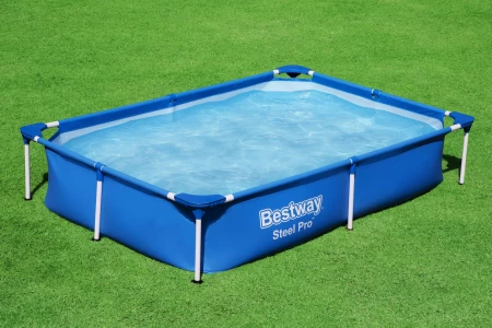 حمام سباحة BESTWAY مقاس 7 أقدام و 3 بوصات × 59 بوصة × 17 بوصة / 2.21 م × 1.50 م × 43 سم