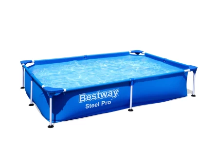 حمام سباحة BESTWAY مقاس 7 أقدام و 3 بوصات × 59 بوصة × 17 بوصة / 2.21 م × 1.50 م × 43 سم