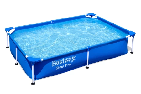 حمام سباحة BESTWAY مقاس 7 أقدام و 3 بوصات × 59 بوصة × 17 بوصة / 2.21 م × 1.50 م × 43 سم