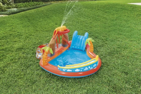8'8" X 8'8" X 41"/2.65MX 2.65MX 1.04M مركز ألعاب LAVA LAGOON