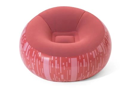 كرسي هوائيInflate-a-chair من بيست واي, ابعاده 1.12 متر × 1.12 متر × 66 سم (المحتويات: كرسي, رقعة اصلاح, 3 الوان متنوعة)